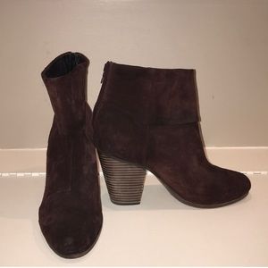 RAG & BONE MAROON BOOTIES